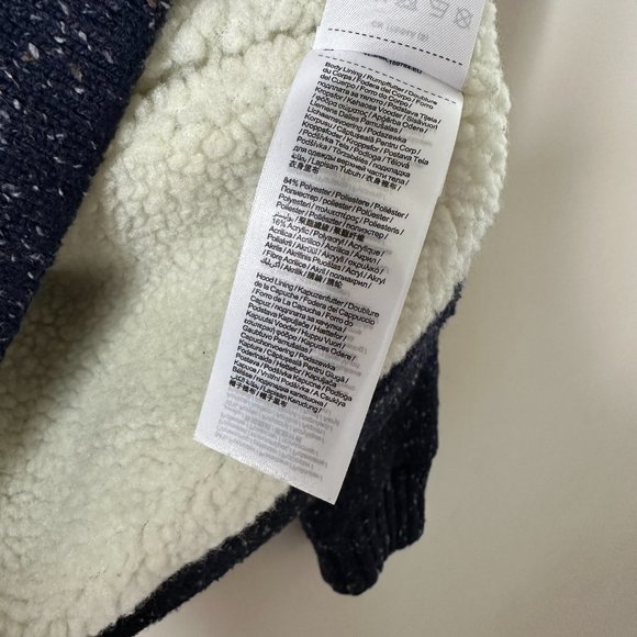 ESPRIT Blue Sherpa Lined Jacket Men's Small - Picture 5 of 7